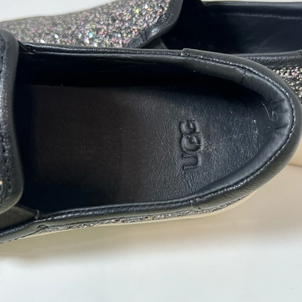 UGG Black Multi-Glitter Slip-On Shoes - Picture 11 of 15